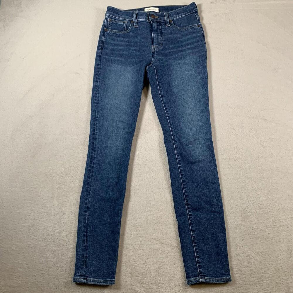 Madewell Jeans Womens 26 Blue 9 Inch Mid Rise Skinny Stretch Denim Classic Fit‎